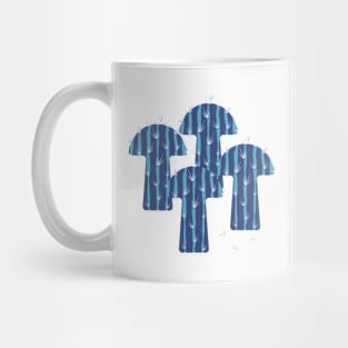 Blue mushroom cactus Mug